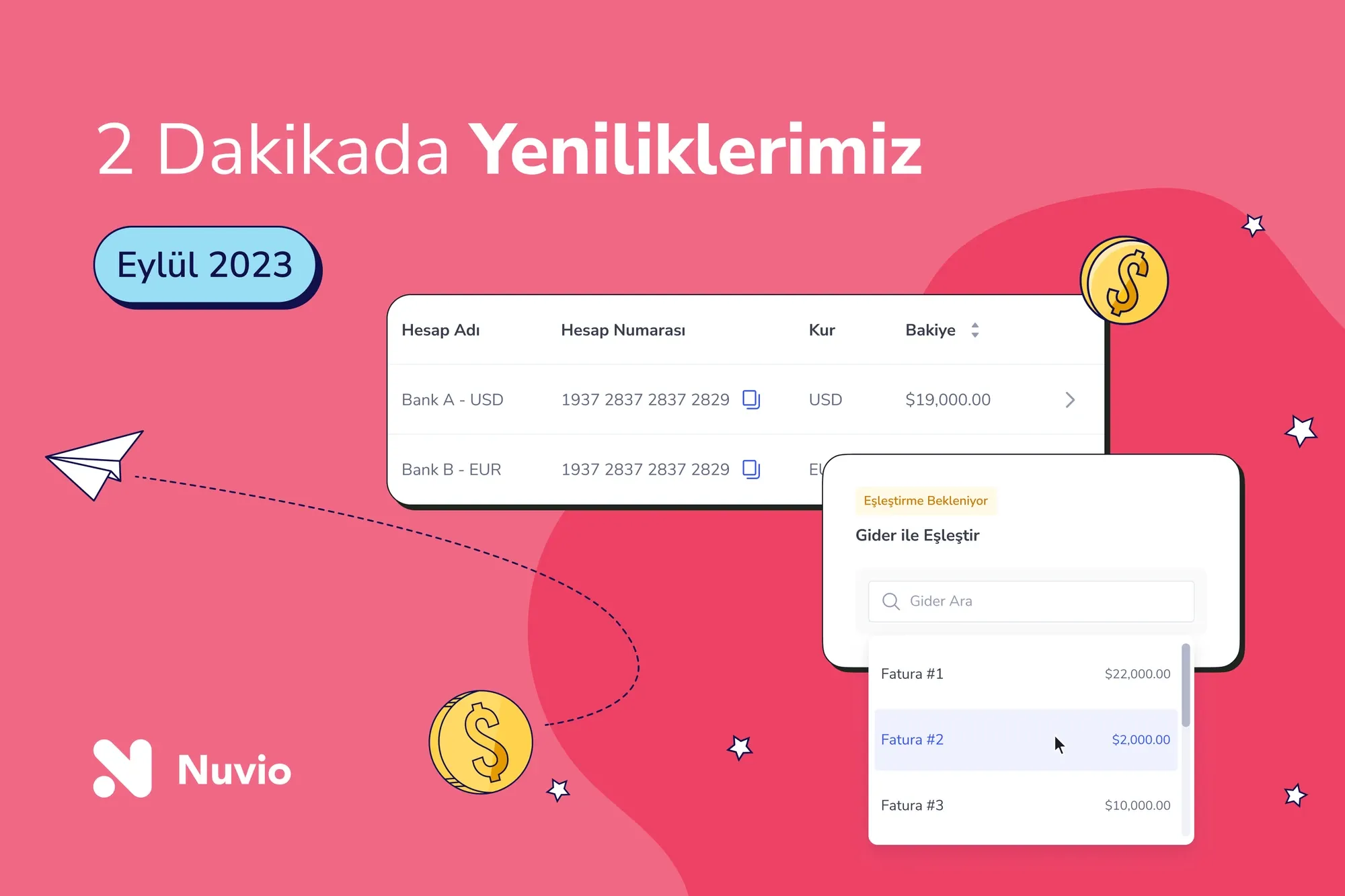 Nuvio Ürün Güncellemeleri - Eylül 2023