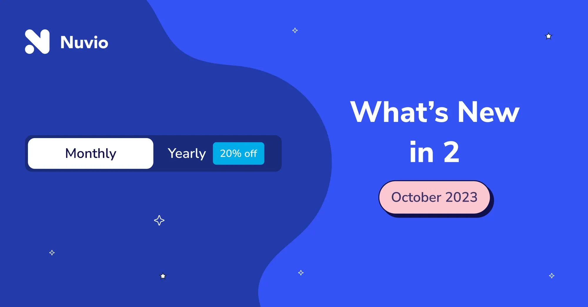 Nuvio Product Updates - October 2023