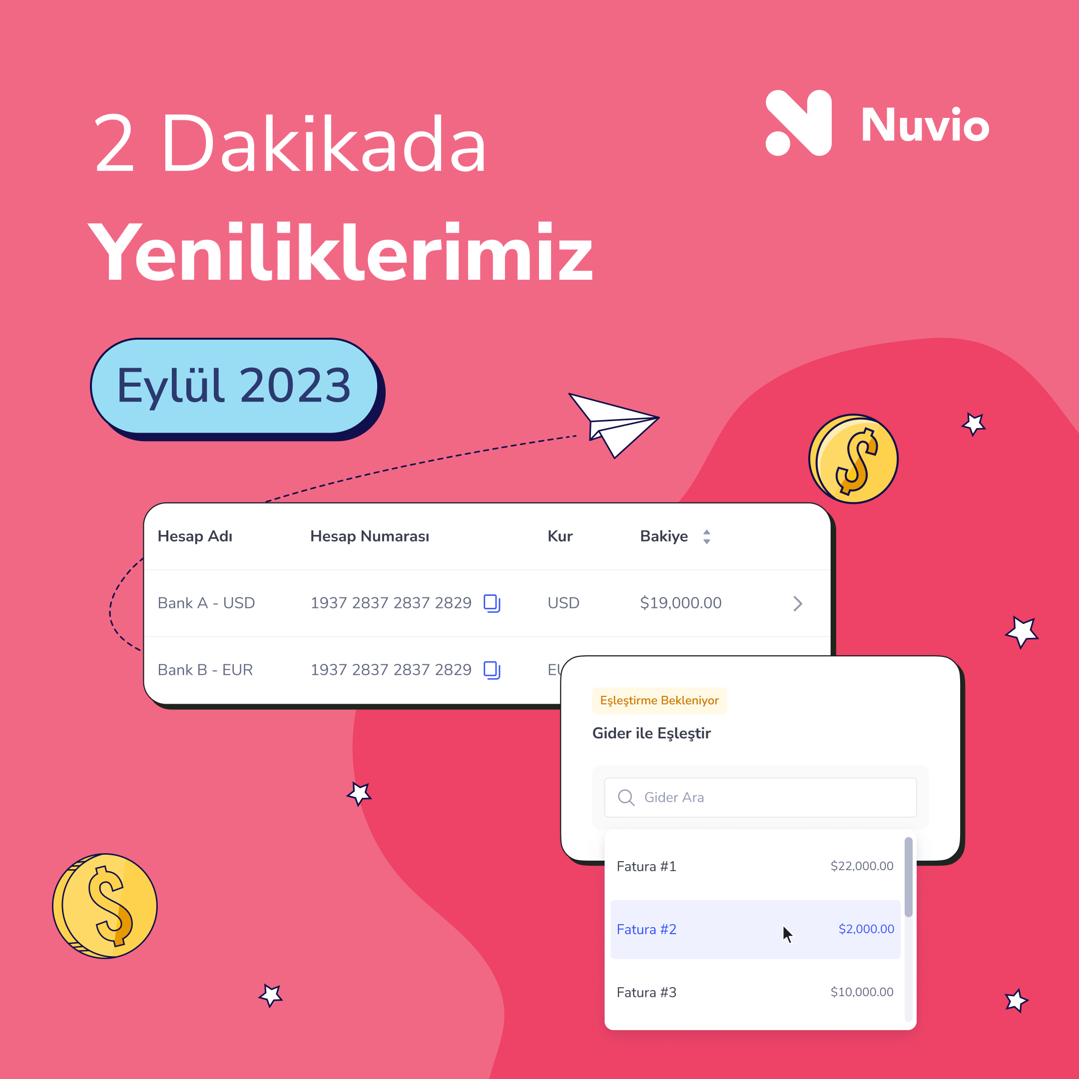 Nuvio Ürün Güncellemeleri - Eylül 2023